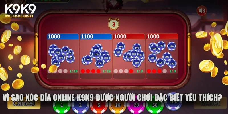 Đôi nét về luật chơi xóc đĩa trực tuyến K9K9